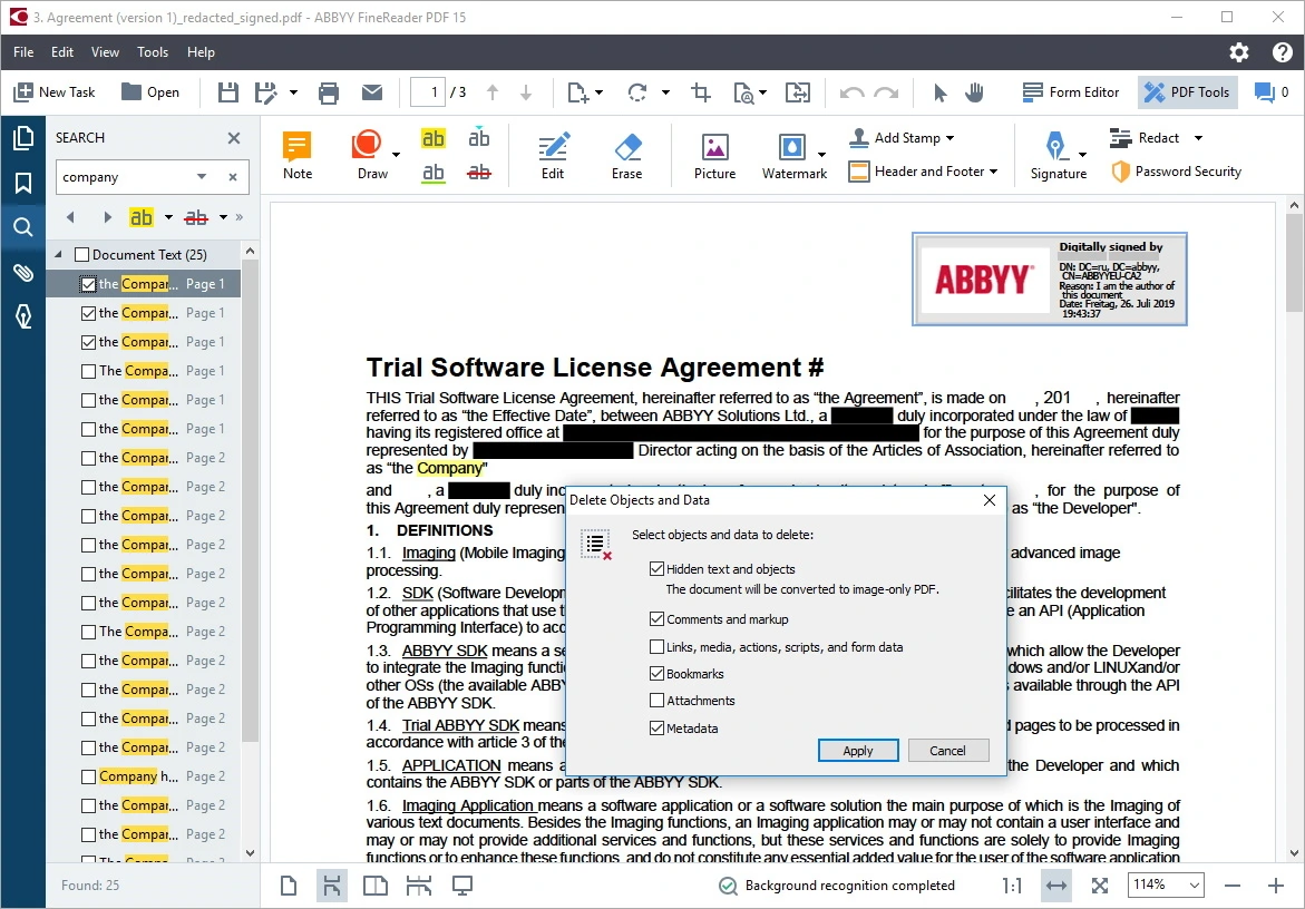 ABBYY Add-On Modules - for imaging, document management OCR and form processing applications